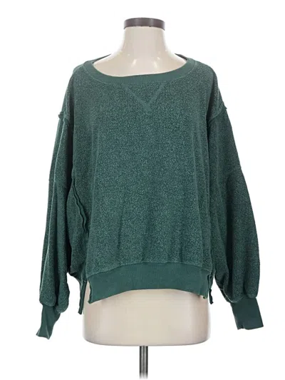 Pre-owned American Eagle Outfitters Pullover Sweater In Green