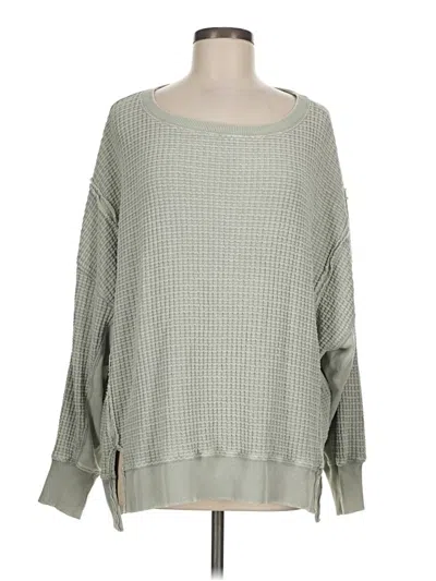 Pre-owned American Eagle Outfitters Pullover Sweater In Green