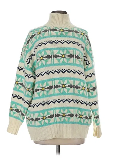 Pre-owned American Eagle Outfitters Pullover Sweater In Ivory