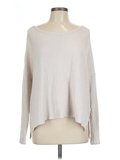 Pre-owned American Eagle Outfitters Pullover Sweater In Ivory