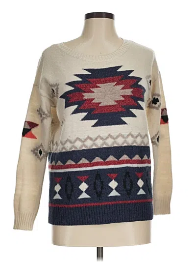 Pre-owned American Eagle Outfitters Pullover Sweater In Ivory