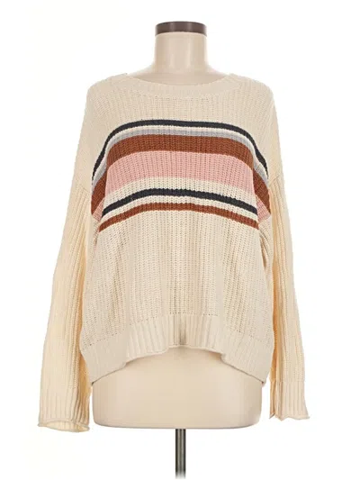 Pre-owned American Eagle Outfitters Pullover Sweater In Ivory
