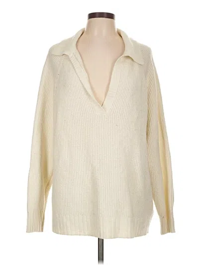 Pre-owned American Eagle Outfitters Pullover Sweater In Ivory