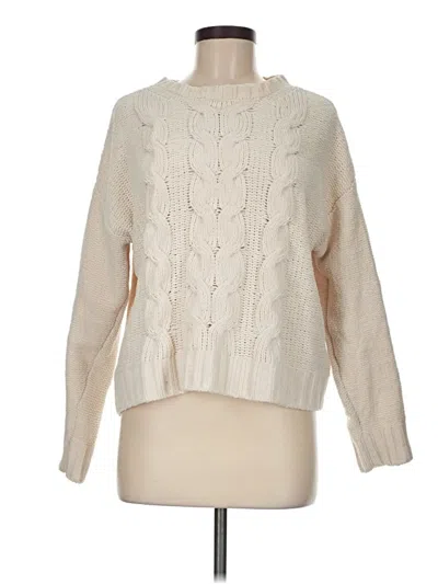 Pre-owned American Eagle Outfitters Pullover Sweater In Ivory