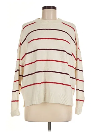 Pre-owned American Eagle Outfitters Pullover Sweater In Ivory