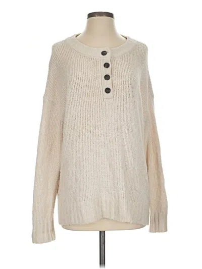 Pre-owned American Eagle Outfitters Pullover Sweater In Ivory