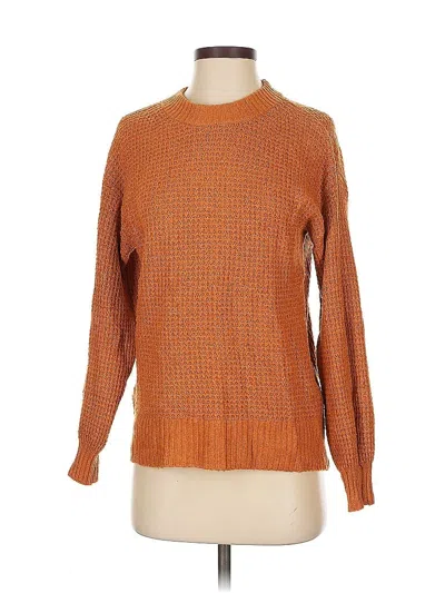 Pre-owned American Eagle Outfitters Pullover Sweater In Orange
