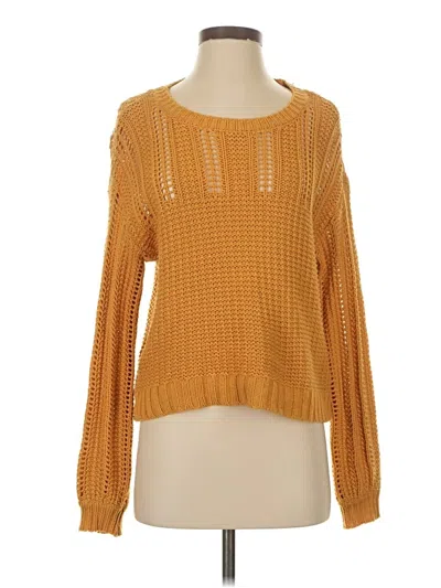 Pre-owned American Eagle Outfitters Pullover Sweater In Orange