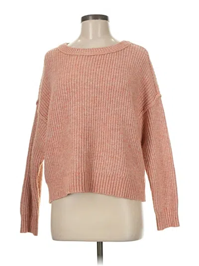 Pre-owned American Eagle Outfitters Pullover Sweater In Orange