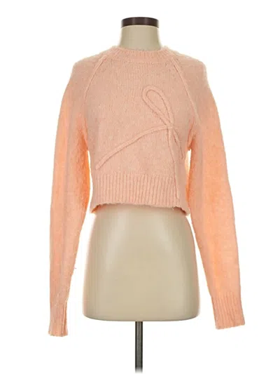 Pre-owned American Eagle Outfitters Pullover Sweater In Orange