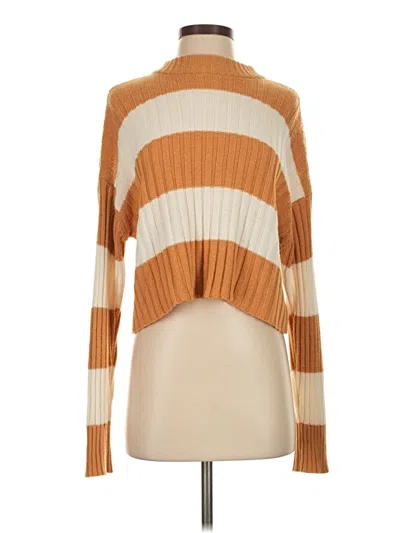 Pre-owned American Eagle Outfitters Pullover Sweater In Orange