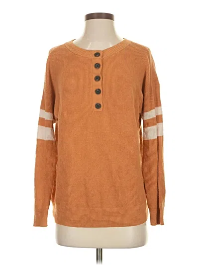 Pre-owned American Eagle Outfitters Pullover Sweater In Orange
