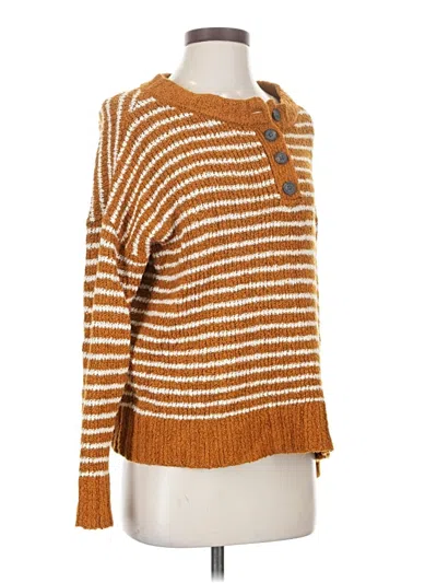 Pre-owned American Eagle Outfitters Pullover Sweater In Orange