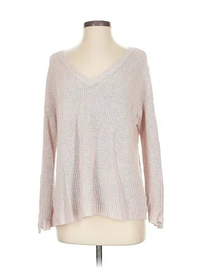 Pre-owned American Eagle Outfitters Pullover Sweater In Pink