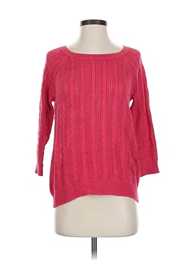 Pre-owned American Eagle Outfitters Pullover Sweater In Pink