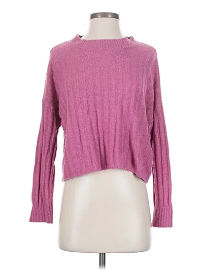 Pre-owned American Eagle Outfitters Pullover Sweater In Pink