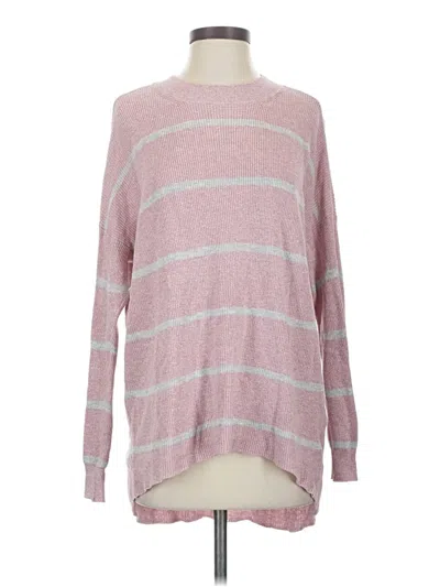 Pre-owned American Eagle Outfitters Pullover Sweater In Pink