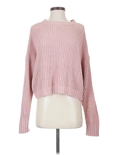 Pre-owned American Eagle Outfitters Pullover Sweater In Pink