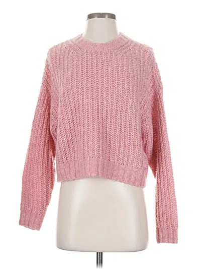 Pre-owned American Eagle Outfitters Pullover Sweater In Pink