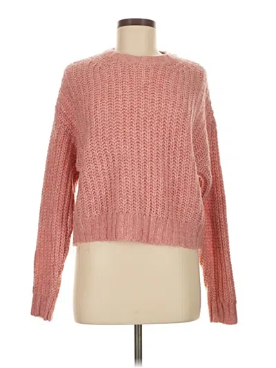 Pre-owned American Eagle Outfitters Pullover Sweater In Pink