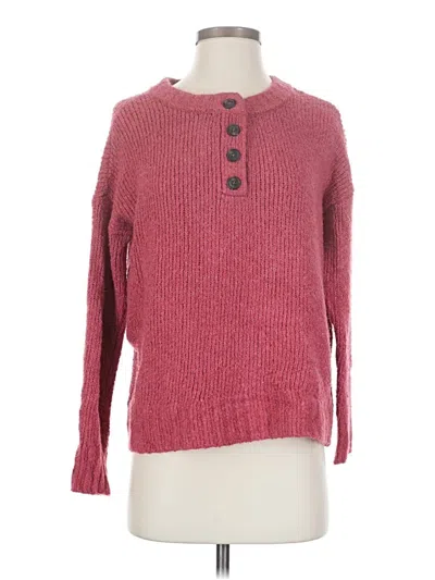 Pre-owned American Eagle Outfitters Pullover Sweater In Pink