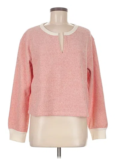 Pre-owned American Eagle Outfitters Pullover Sweater In Pink