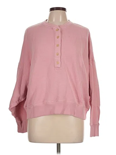 Pre-owned American Eagle Outfitters Pullover Sweater In Pink