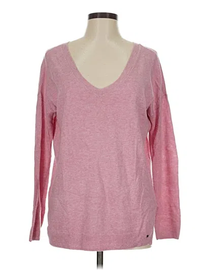 Pre-owned American Eagle Outfitters Pullover Sweater In Pink