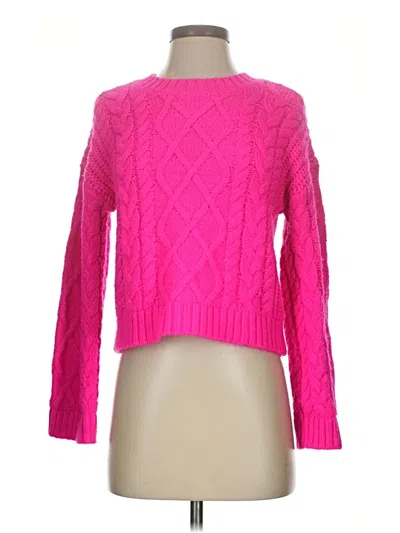 Pre-owned American Eagle Outfitters Pullover Sweater In Pink