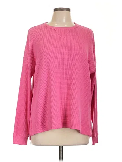 Pre-owned American Eagle Outfitters Pullover Sweater In Pink