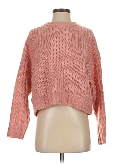 Pre-owned American Eagle Outfitters Pullover Sweater In Pink