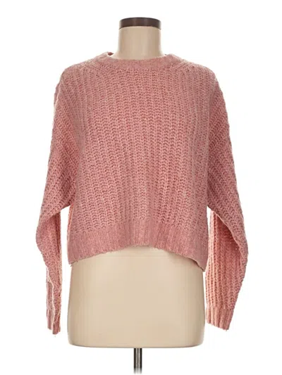 Pre-owned American Eagle Outfitters Pullover Sweater In Pink