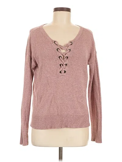 Pre-owned American Eagle Outfitters Pullover Sweater In Pink