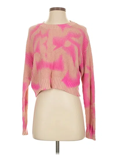 Pre-owned American Eagle Outfitters Pullover Sweater In Pink
