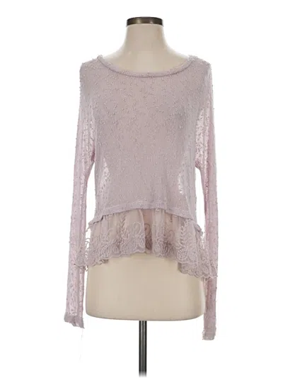 Pre-owned American Eagle Outfitters Pullover Sweater In Pink