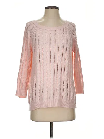 Pre-owned American Eagle Outfitters Pullover Sweater In Pink