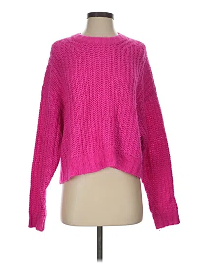 Pre-owned American Eagle Outfitters Pullover Sweater In Pink