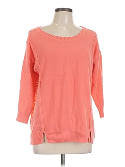 Pre-owned American Eagle Outfitters Pullover Sweater In Pink