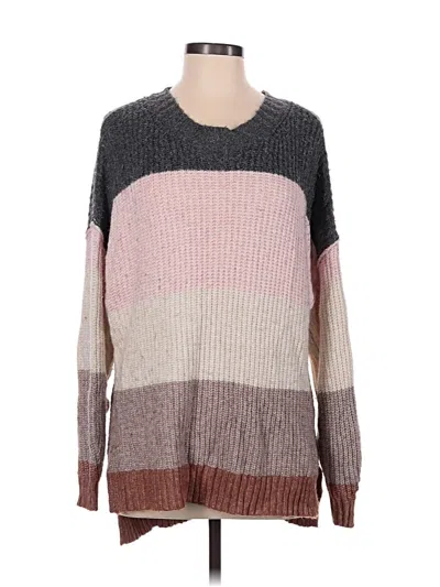 Pre-owned American Eagle Outfitters Pullover Sweater In Pink