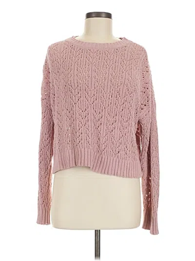 Pre-owned American Eagle Outfitters Pullover Sweater In Pink