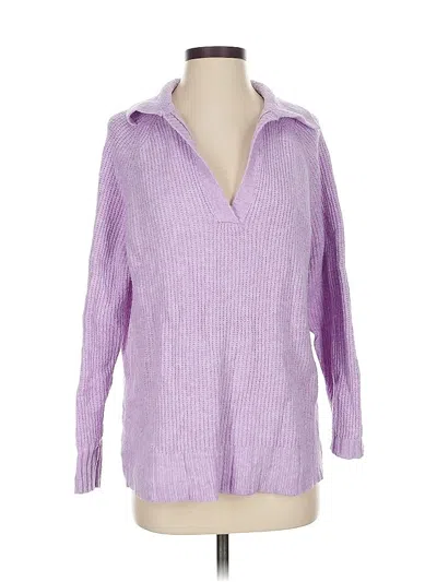 Pre-owned American Eagle Outfitters Pullover Sweater In Purple