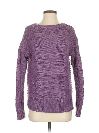 Pre-owned American Eagle Outfitters Pullover Sweater In Purple