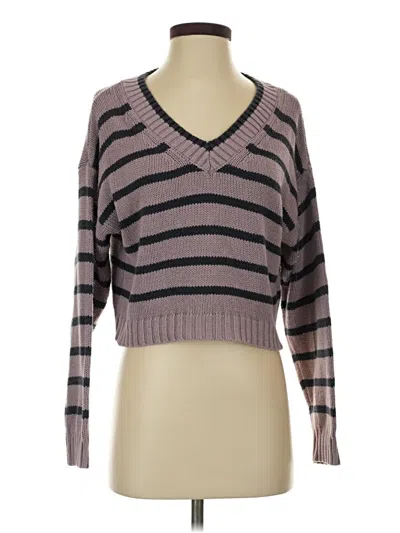 Pre-owned American Eagle Outfitters Pullover Sweater In Purple