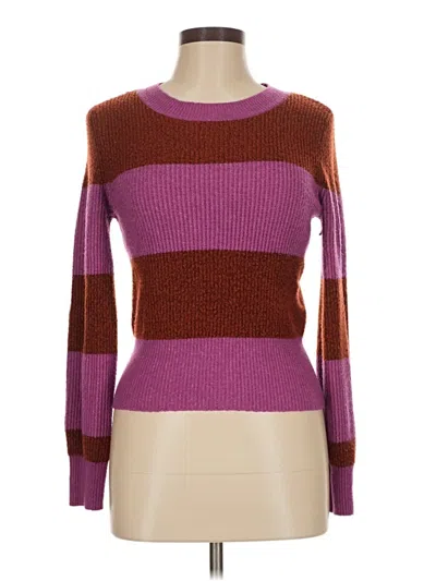 Pre-owned American Eagle Outfitters Pullover Sweater In Purple