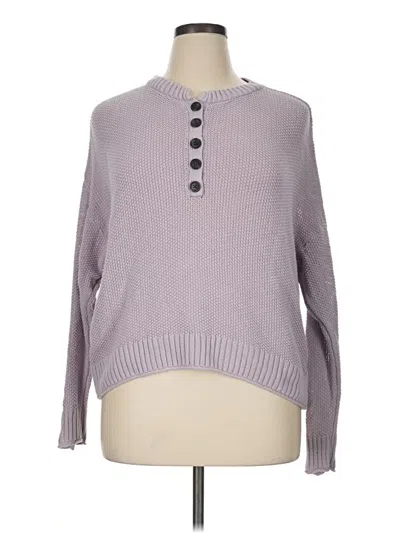 Pre-owned American Eagle Outfitters Pullover Sweater In Purple