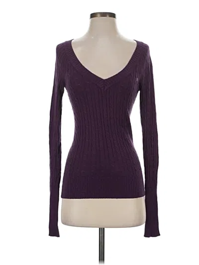 Pre-owned American Eagle Outfitters Pullover Sweater In Purple