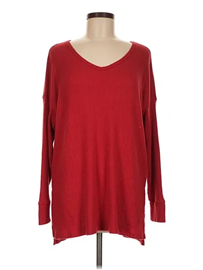 Pre-owned American Eagle Outfitters Pullover Sweater In Red
