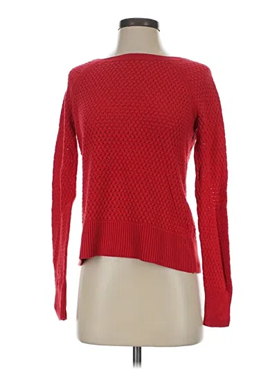 Pre-owned American Eagle Outfitters Pullover Sweater In Red