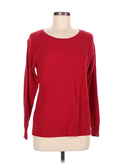 Pre-owned American Eagle Outfitters Pullover Sweater In Red