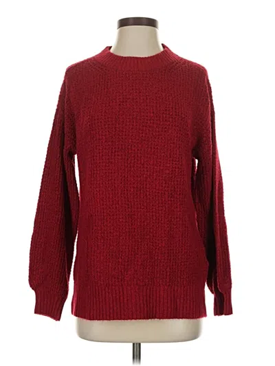 Pre-owned American Eagle Outfitters Pullover Sweater In Red